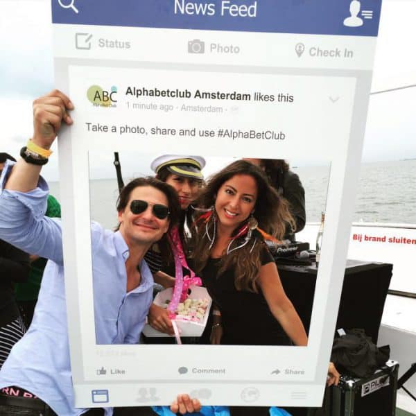 Facebook Frame Facebook Bord Voor ABC Bestellen